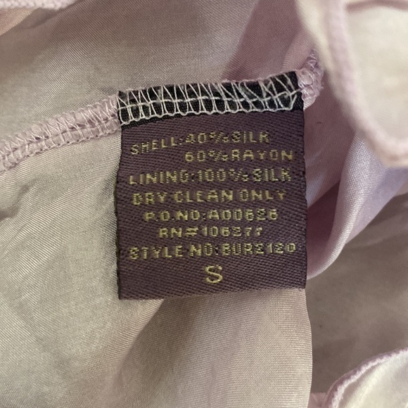 Hale Bob hunter green v neck top with purple lace detail. Size small. - Picture 14 of 14